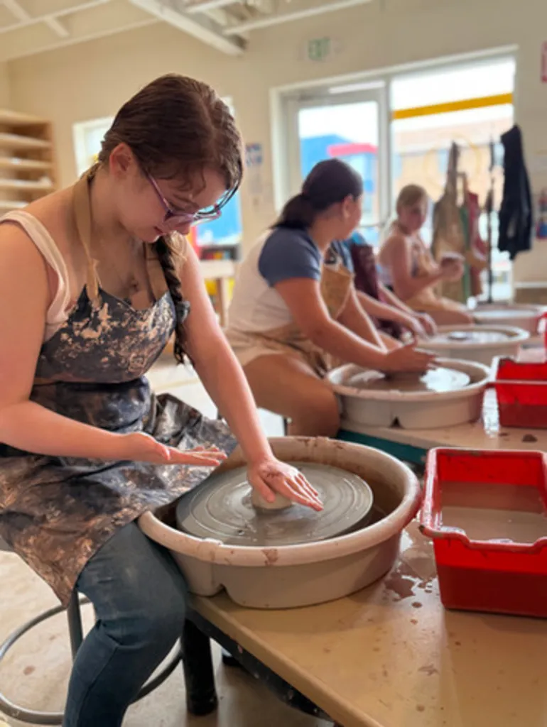 Kid/Parent Wheel Pottery Class - Sun, Sept 20, 9:30-11:30 am (3-8th grade)