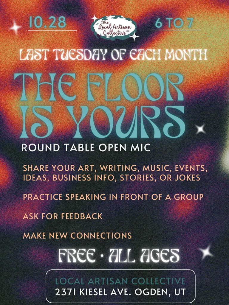 Upcoming Creative Sharing Round Table with Angelika Brewer on the last Tuesday of the month from 6:00 to 7:00 (With Stephanie and Angelika, Classroom, FREE)