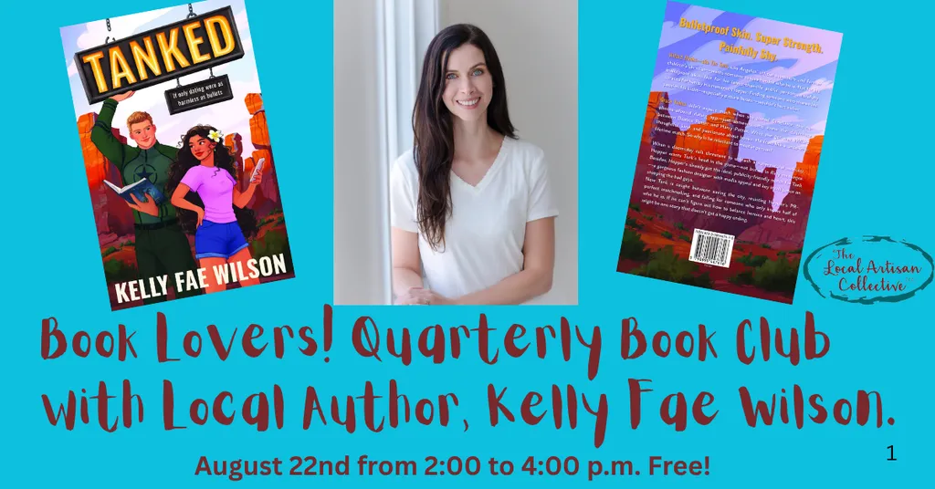 Expired Book Lovers! Quarterly Book Club with Local Author, Kelly Fae Wilson. August 22nd from 2:00 to 4:00 p.m. Free!