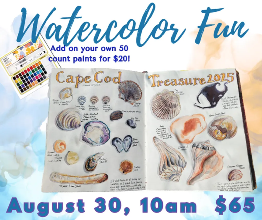 Watercolor 101: AUGUST