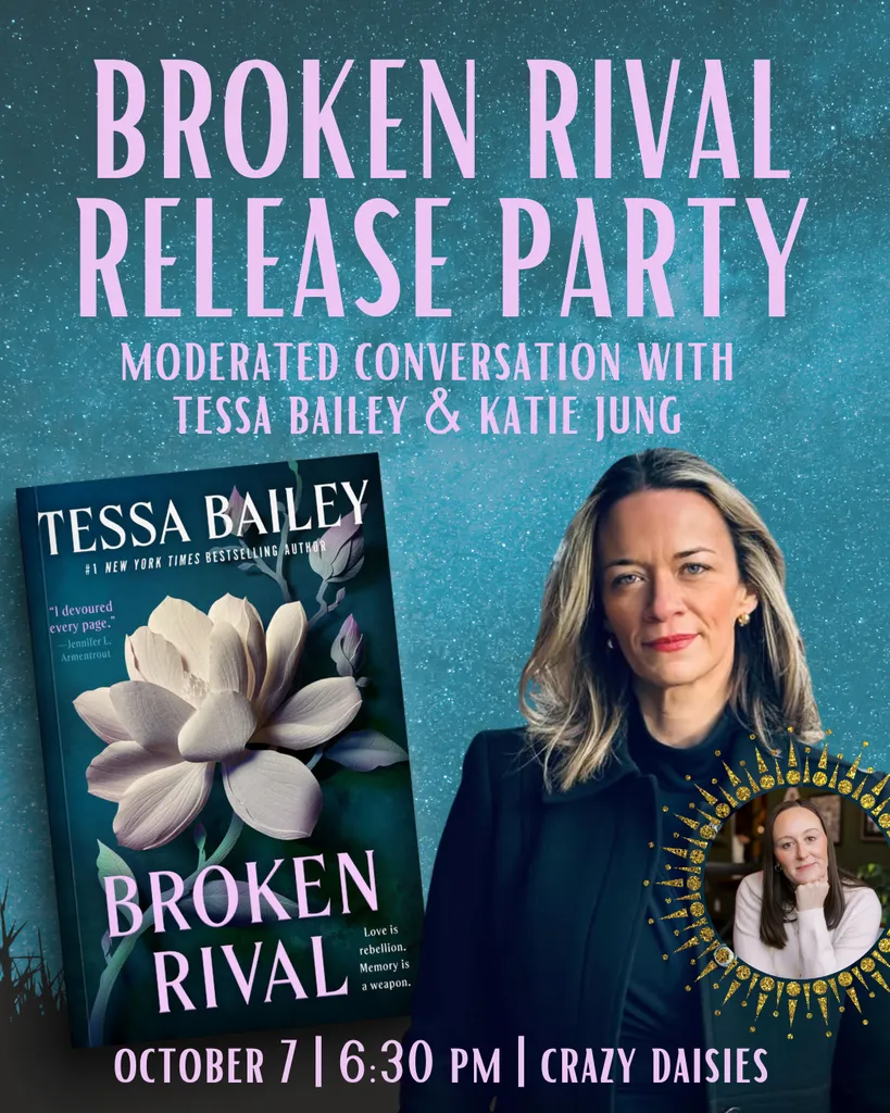 Tessa Bailey for Broken Rival Release