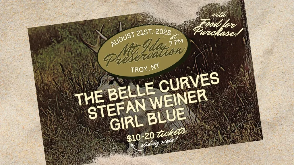 The Belle Curves, Stefan Weiner, and Girl Blue at Mount Ida Preservation!
