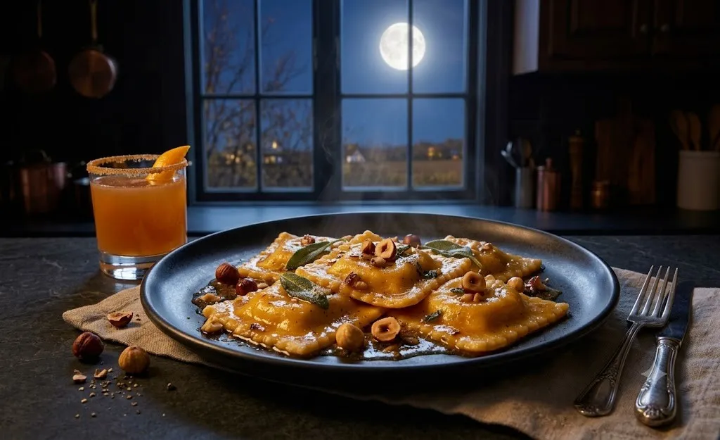 Harvest Moon: Handmade Pumpkin Ravioli & Cocktails (September 25)