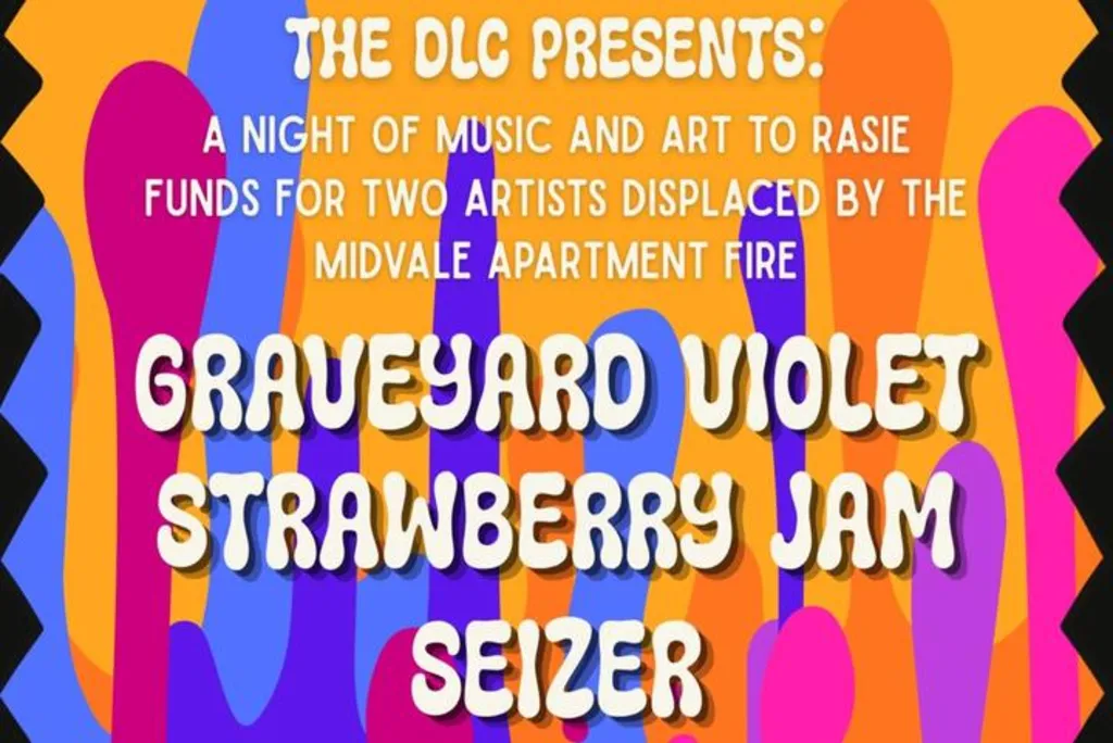 Local Artist Benefit Show featuring Graveyard Violet, Strawberry Jam, & Seizer