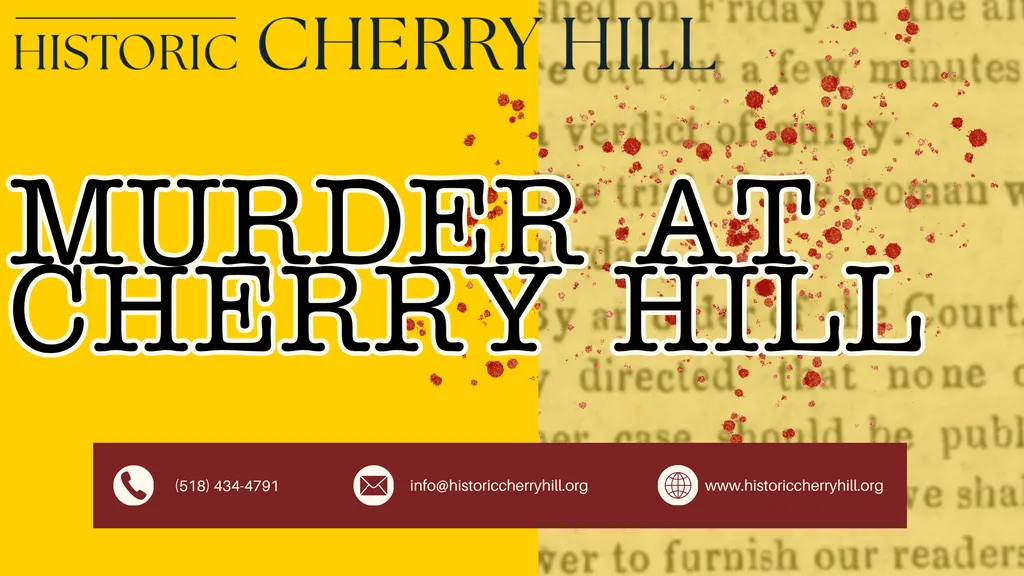 Murder at Cherry Hill 2026 Tours