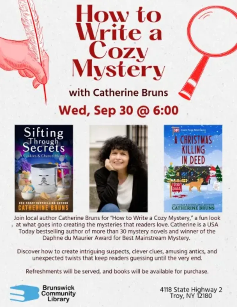 How to Write a Cozy Mystery with Catherine Bruns