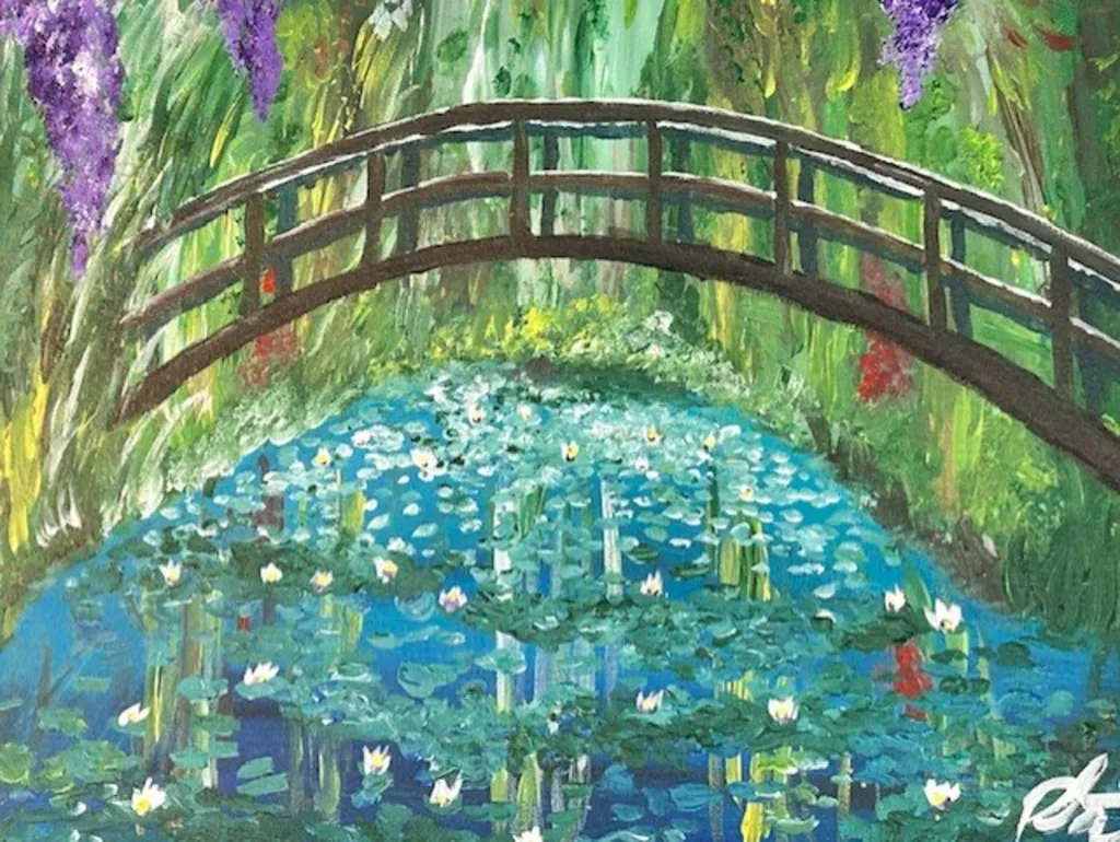 Monet’s Bridge over Lillies