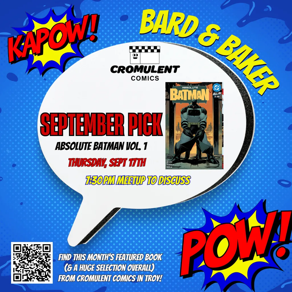 Cromulent Comics Monthly Comic Book Club