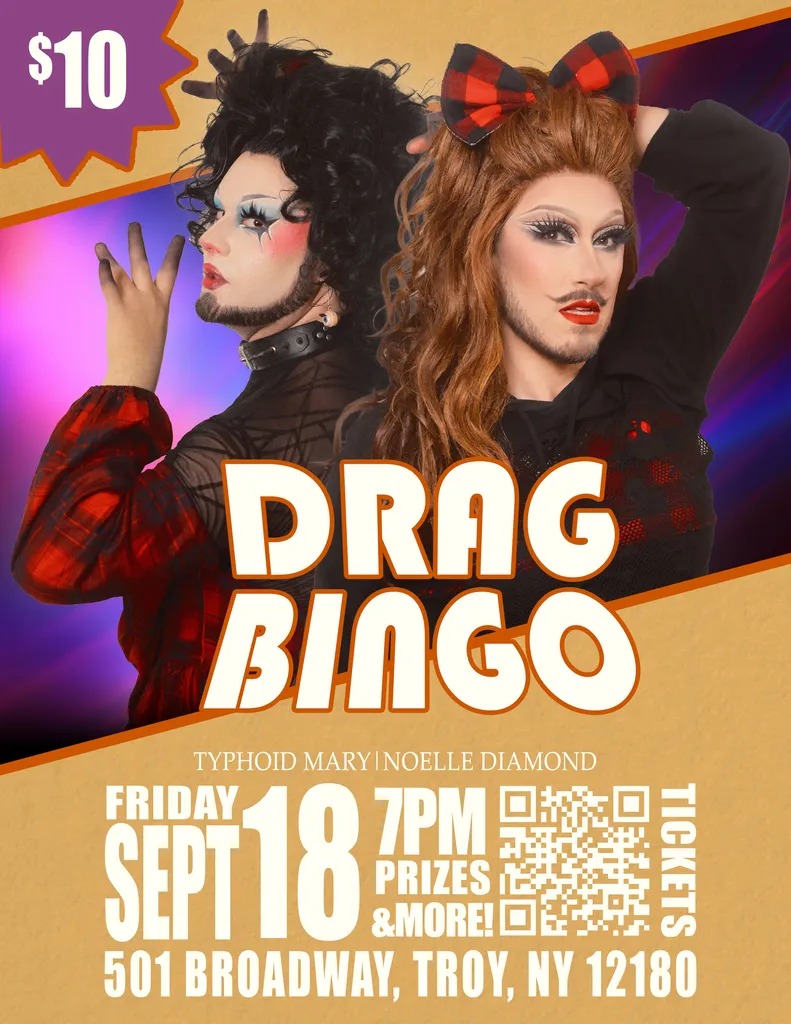 Drag Bingo w/ Typhoid Mary and Noelle Diamond