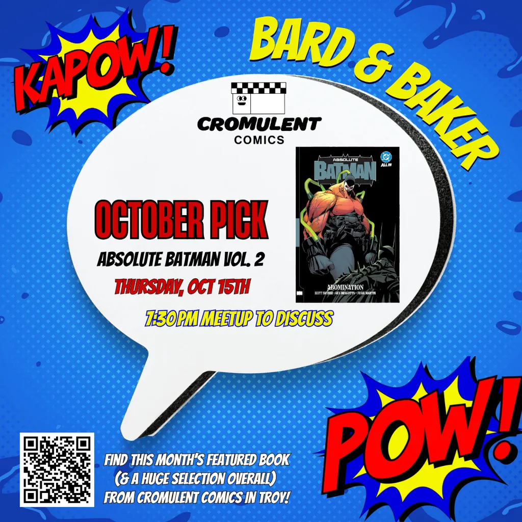 Cromulent Comics' Monthly Comic Book Club