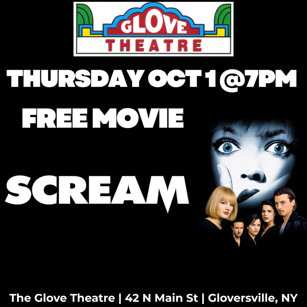 SCREAM (FREE MOVIE — The Glove Theatre