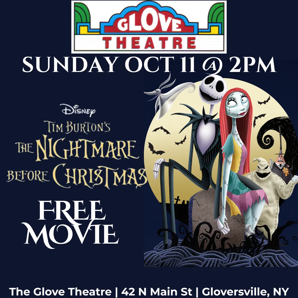 THE NIGHTMARE BEFORE CHRISTMAS (FREE MOVIE) — The Glove Theatre