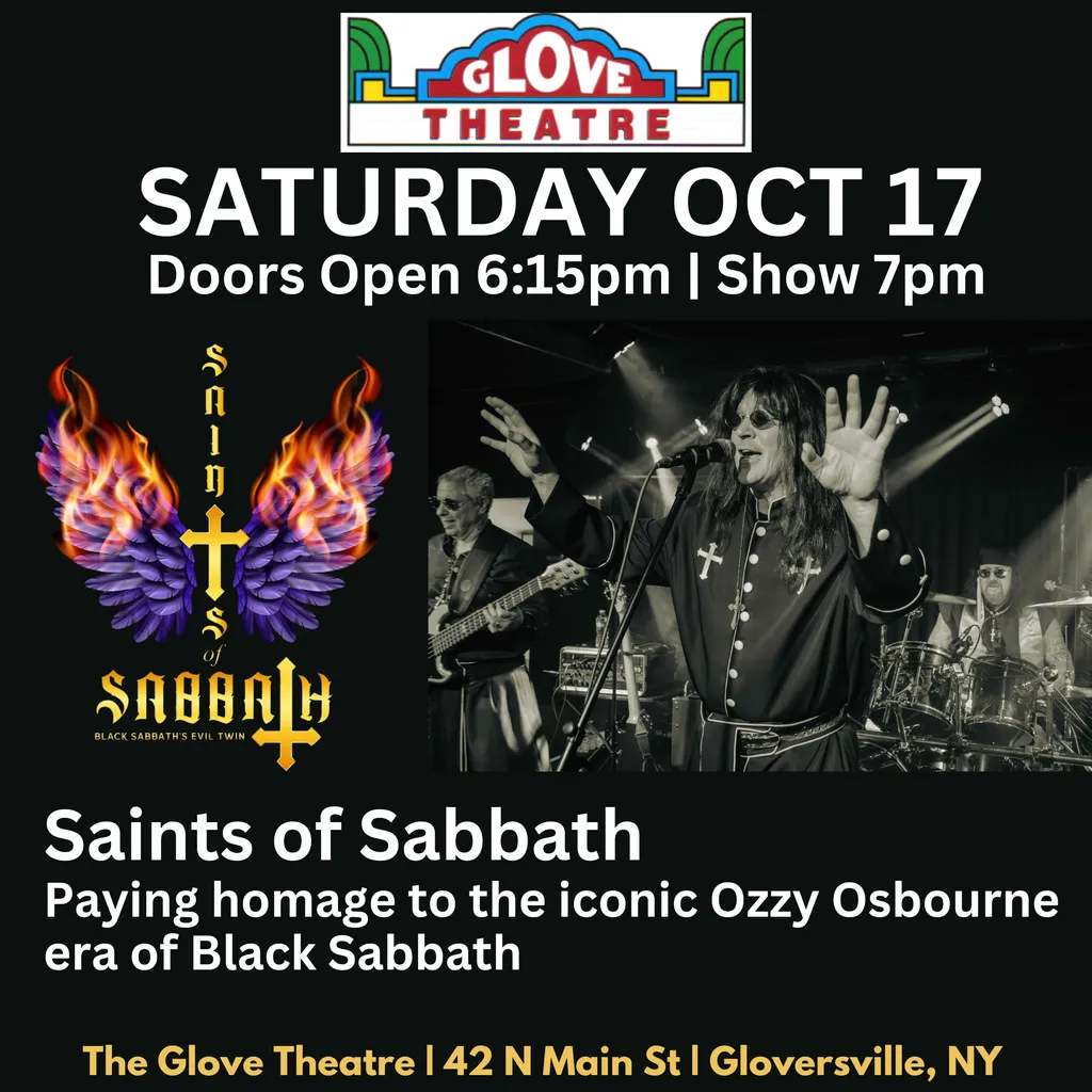 SAINTS OF SABBATH: TRIBUTE TO BLACK SABBATH — The Glove Theatre