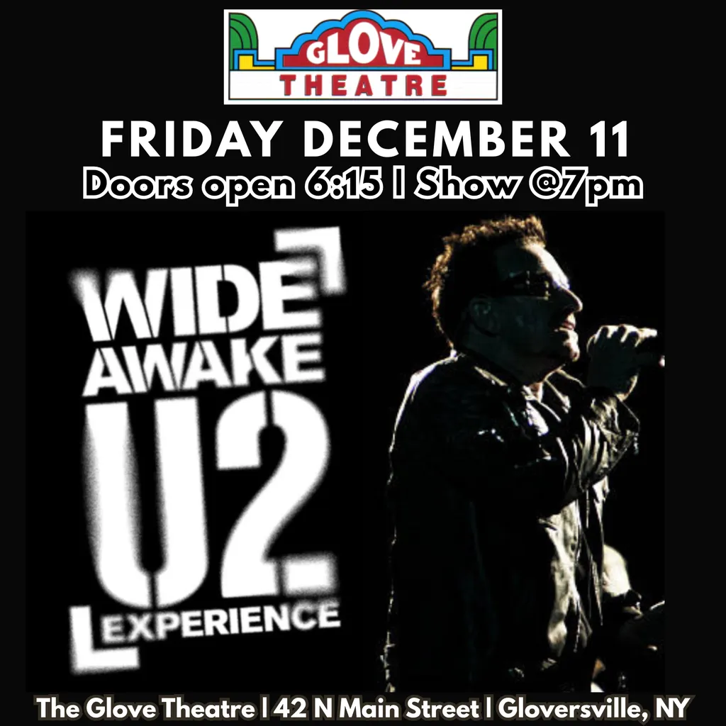 WIDE AWAKE - U2 EXPERIENCE - U2 THROUGH THE YEARS — The Glove Theatre