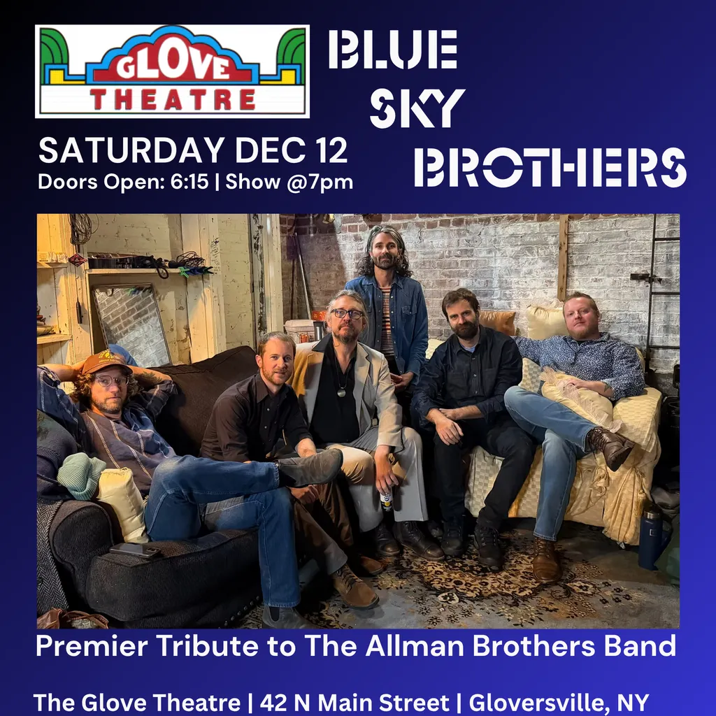 BLUE SKY BROTHERS: PREMIER ALLMAN BROTHERS TRIBUTE — The Glove Theatre