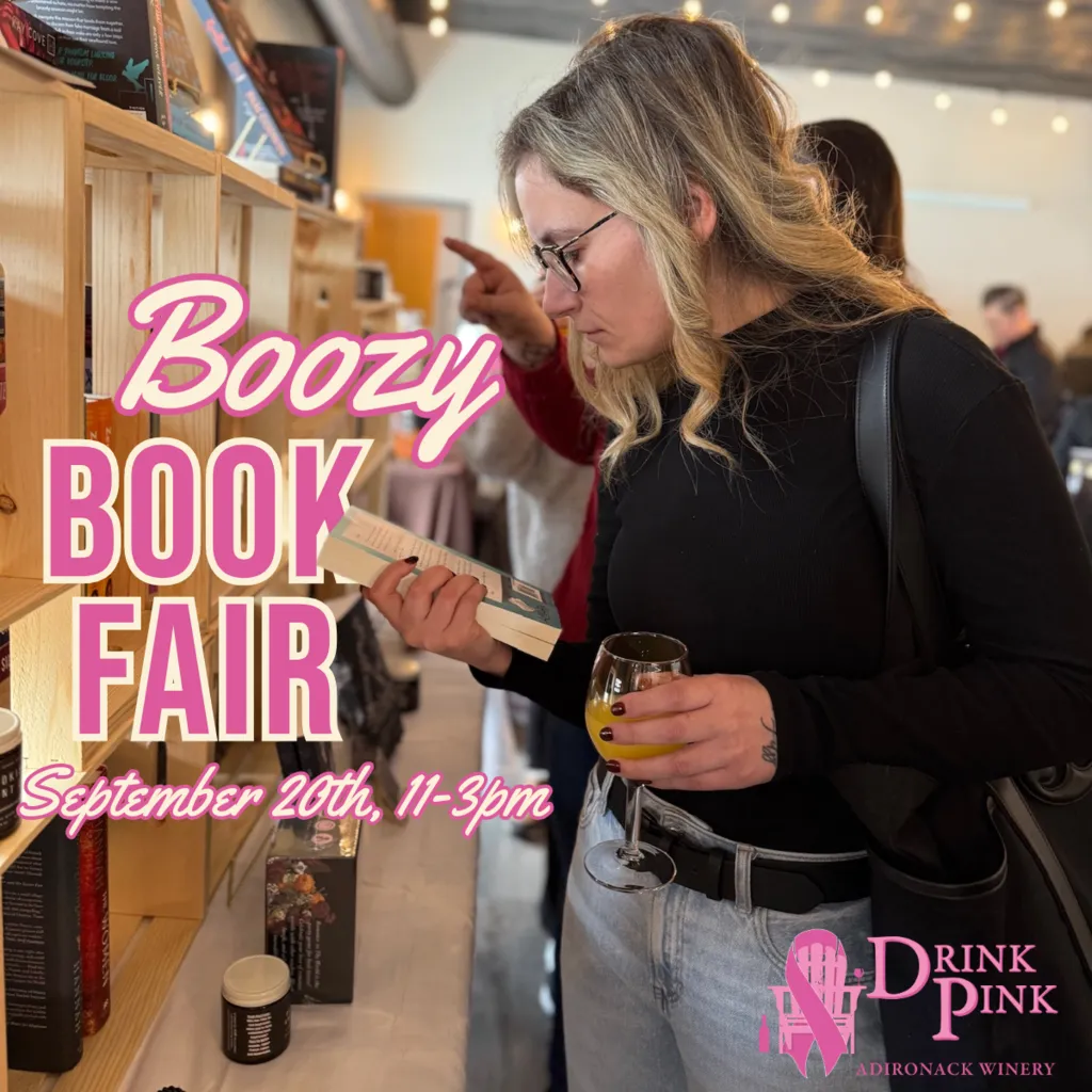 Drink Boozy Book Fair - Adirondack Winery