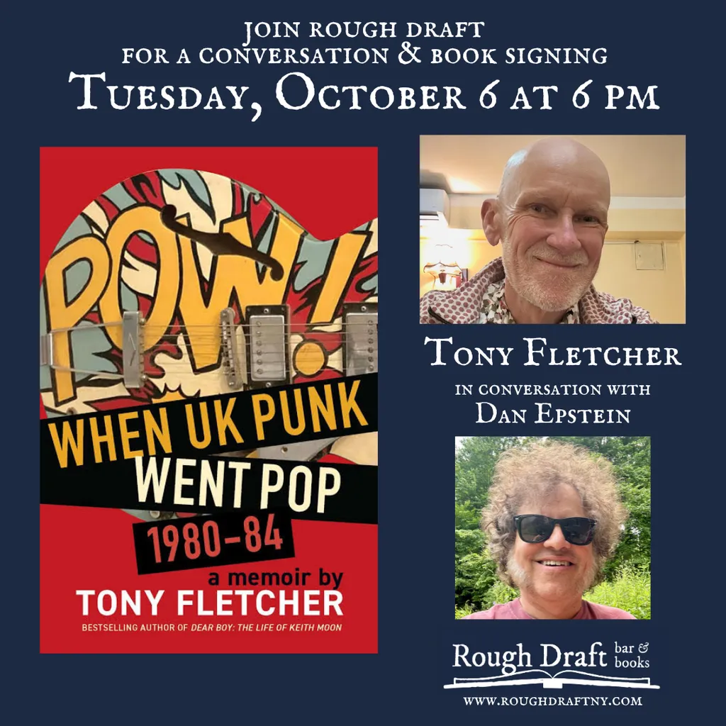 Tony Fletcher (POW!) in conversation with Dan Epstein