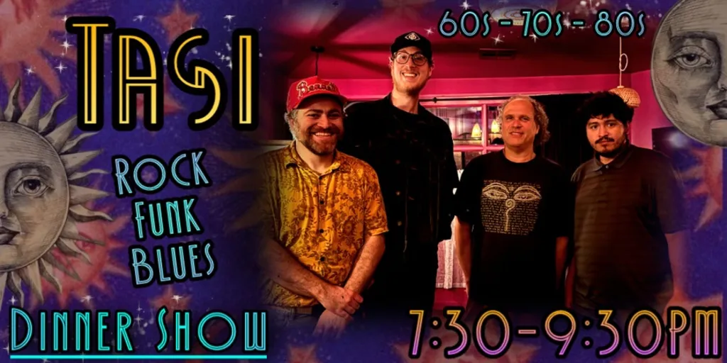 TASI - Blues - Rock - Funk Dinner Show! 60s, 70s, 80s!