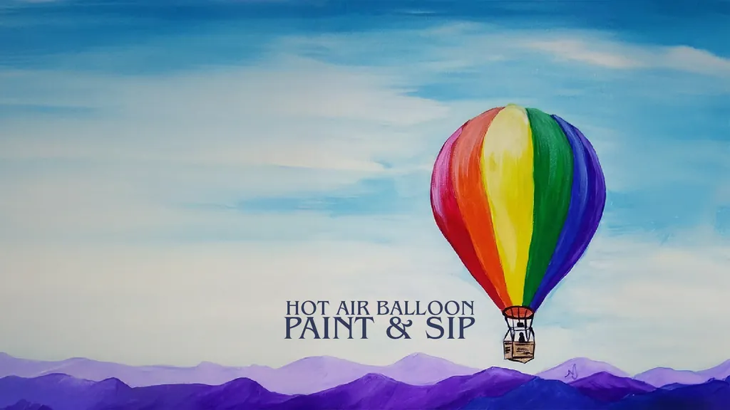 Hot Air Balloon Paint & Sip