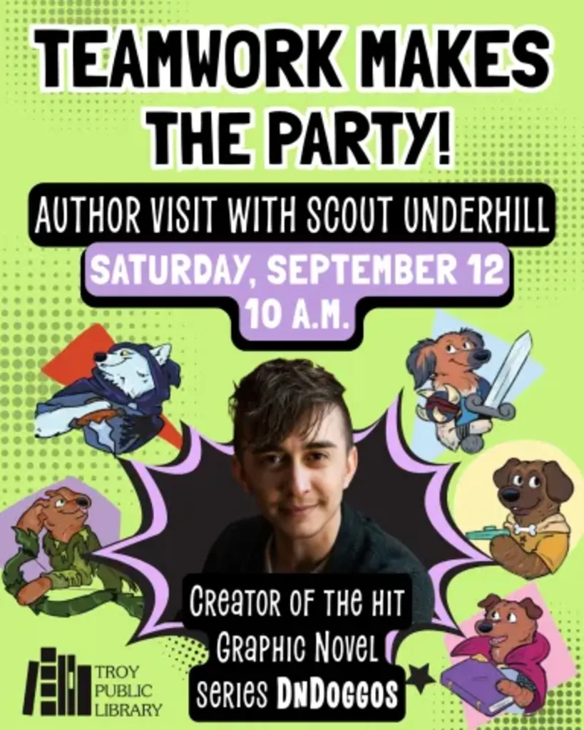 Teamwork Makes the Party! Author Visit with Scout Underhill