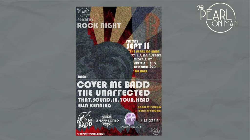The Pearl on Main Presents: Rock Night
