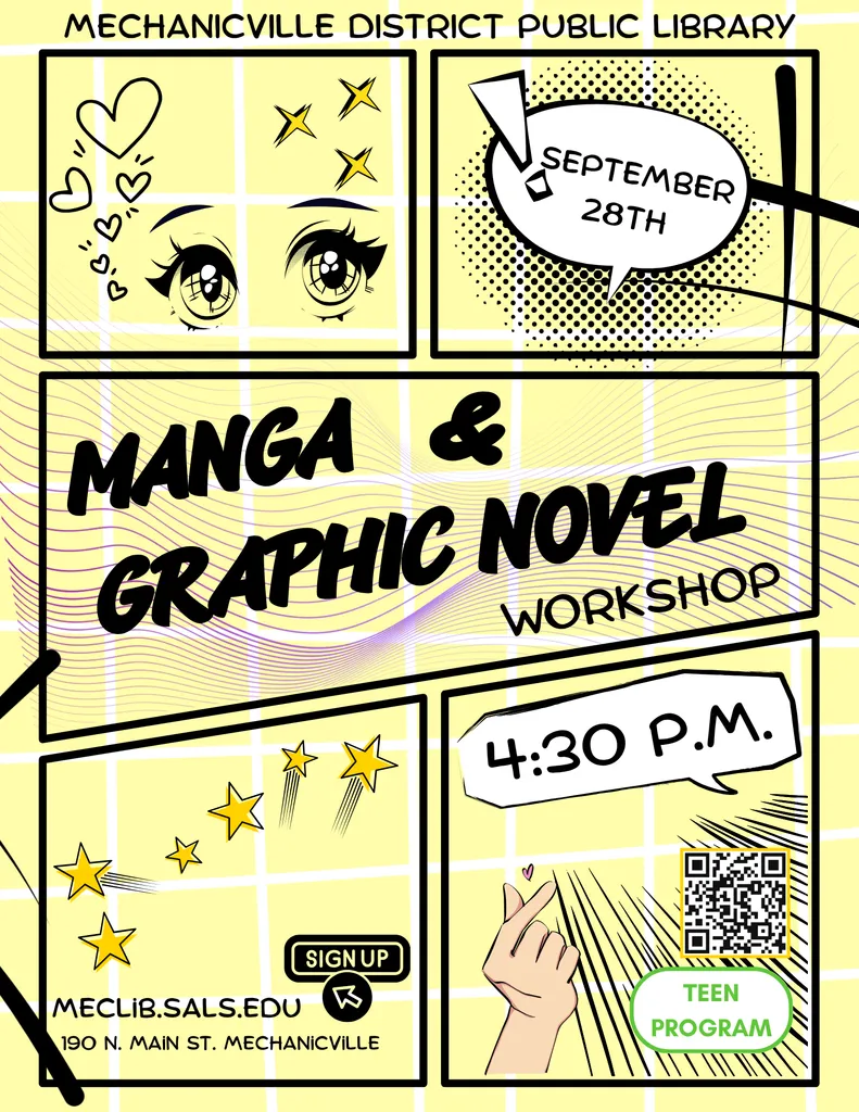 Manga & Graphic Novel Workshop (Teens)