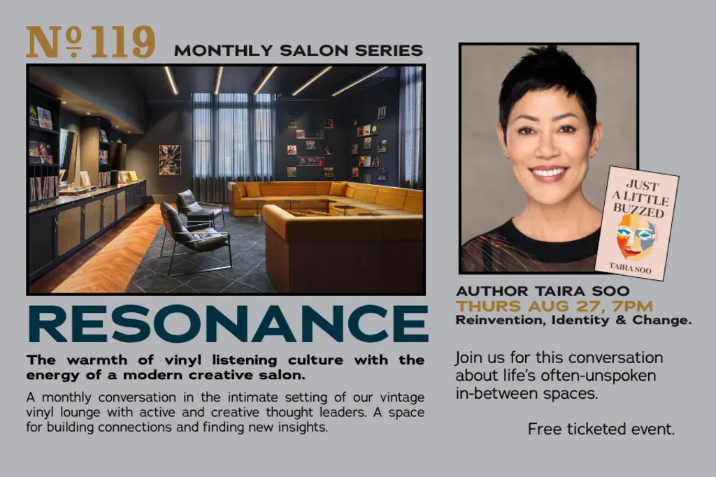 Resonance – Monthly Salon Series: A Conversation with Author Taira Soo
