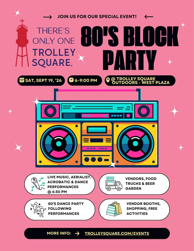 80's Block Party at Trolley Square