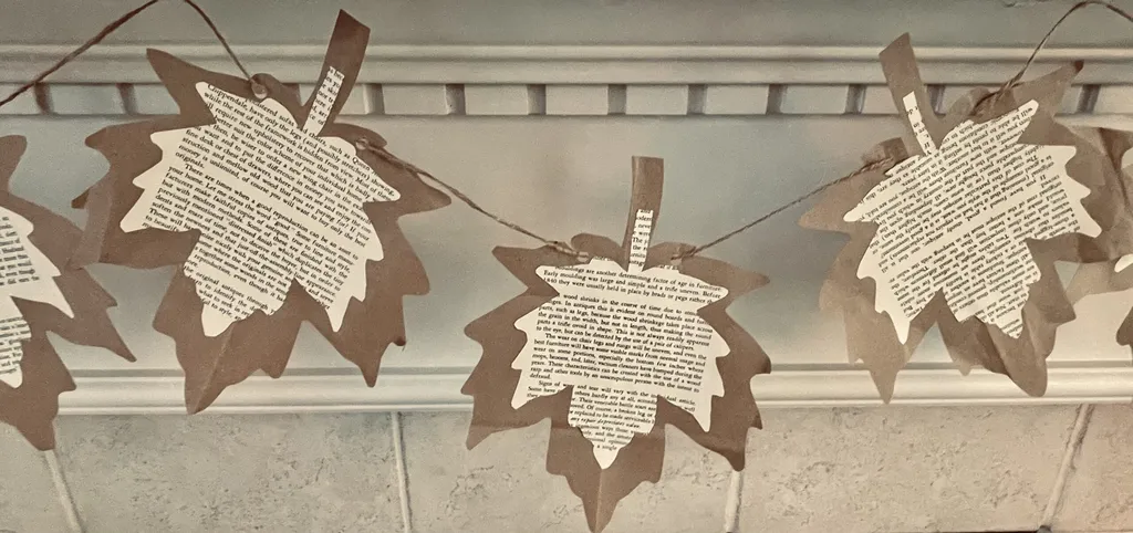 Upcycled Leaf Garland