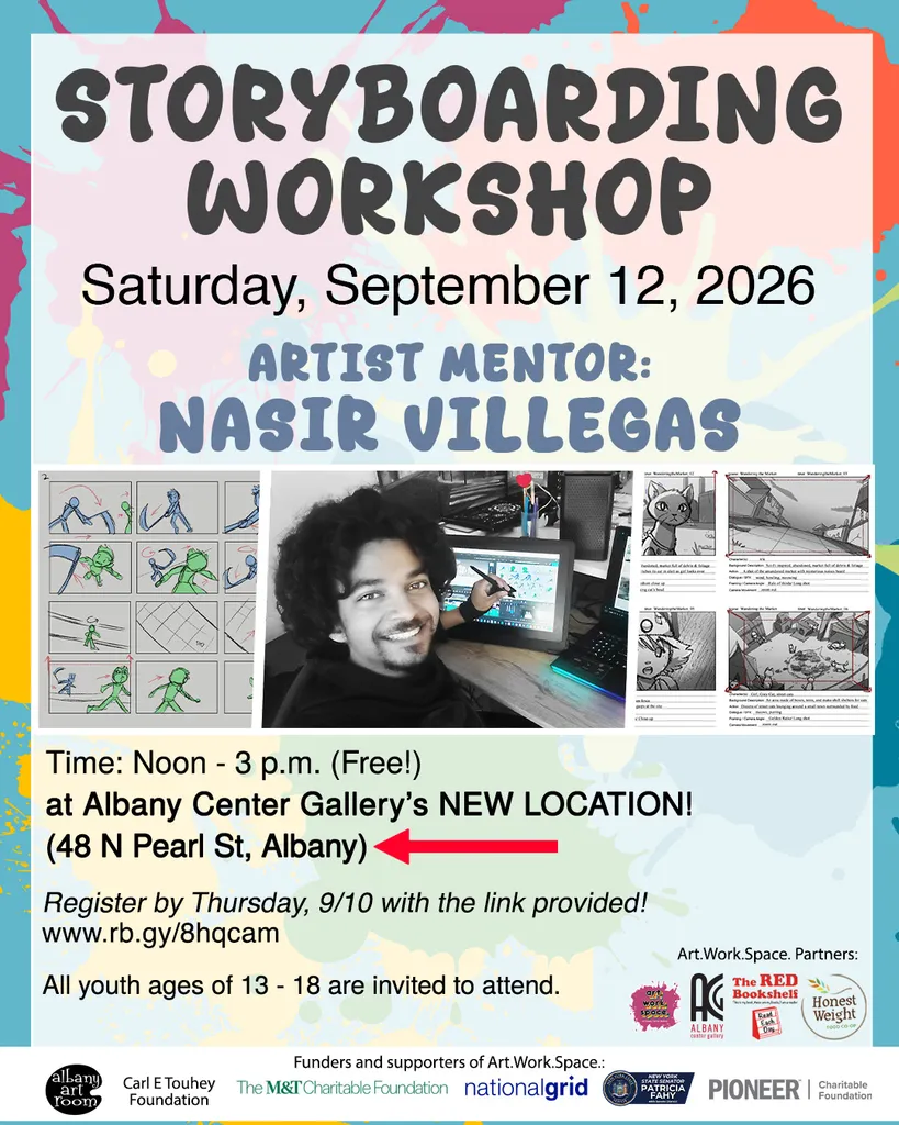 Art.Work.Space. Storyboarding Workshop with Nasir Villegas