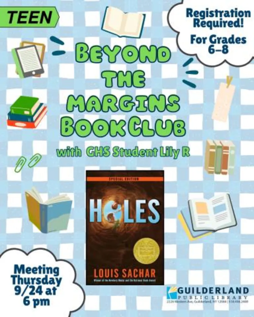Holes: Beyond the Margins Book Club with GHS Student Lily R