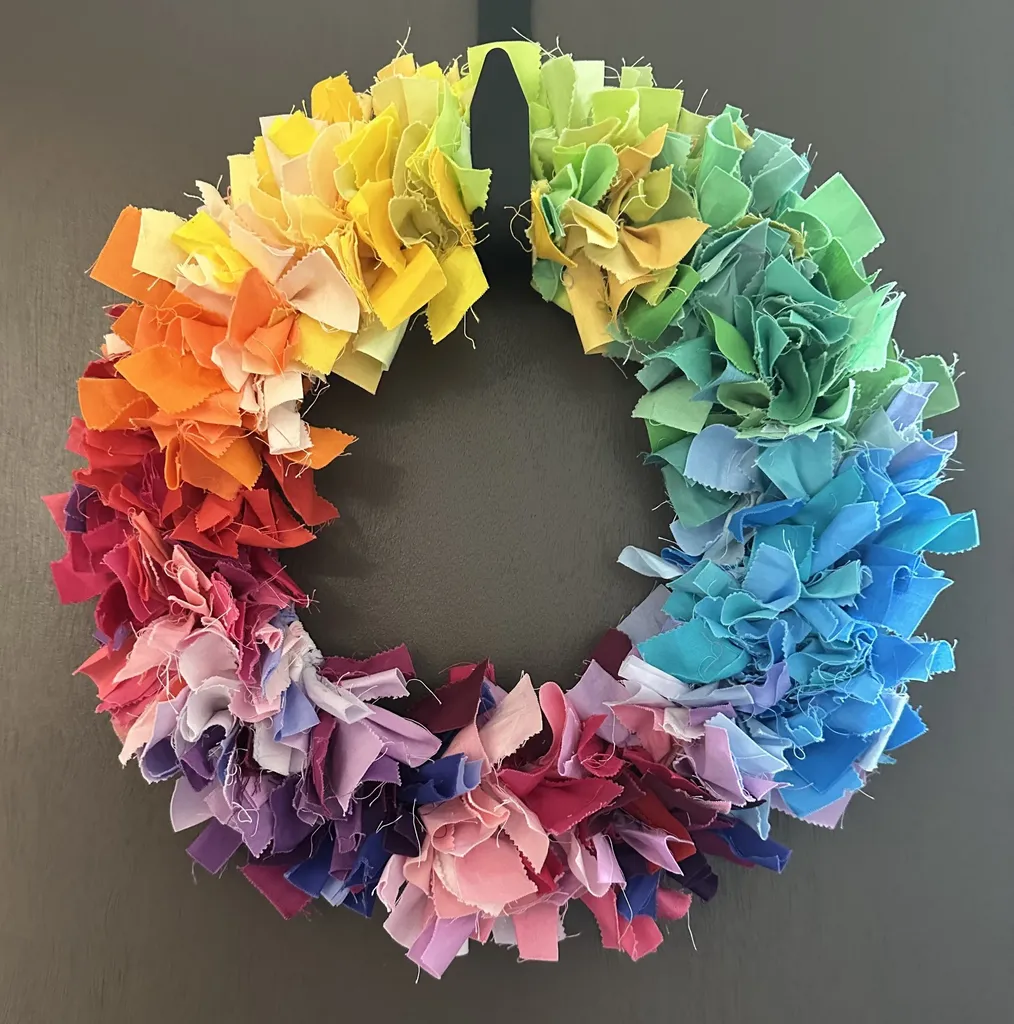 Scrap Fabric Wreath Workshop with Nicole