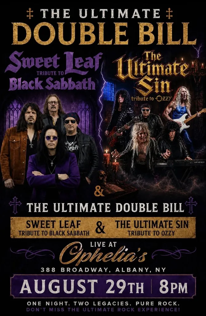 the Ultimate Ozzfest Sweet leaf and Ultimate Sin