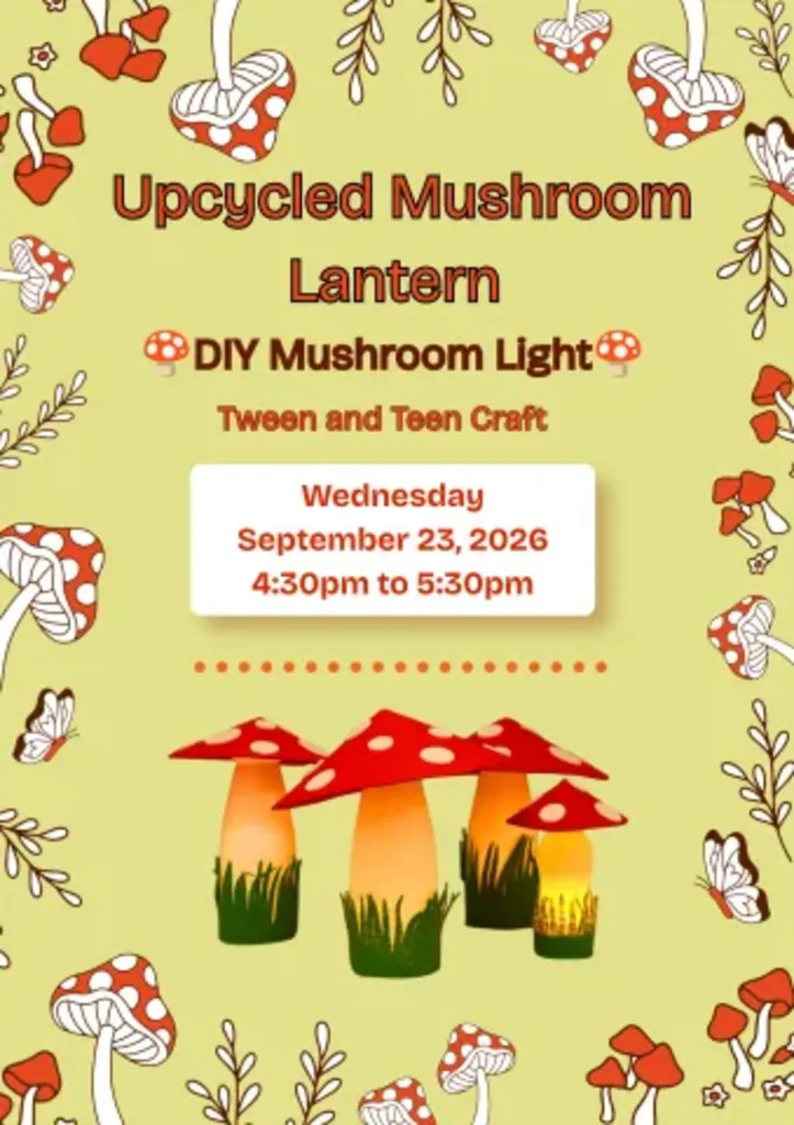 Create Your Own Upcycled Mushroom Lantern