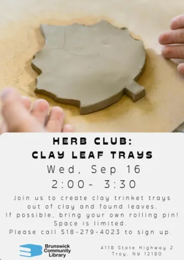 Herb Club: Clay Leaf Trays