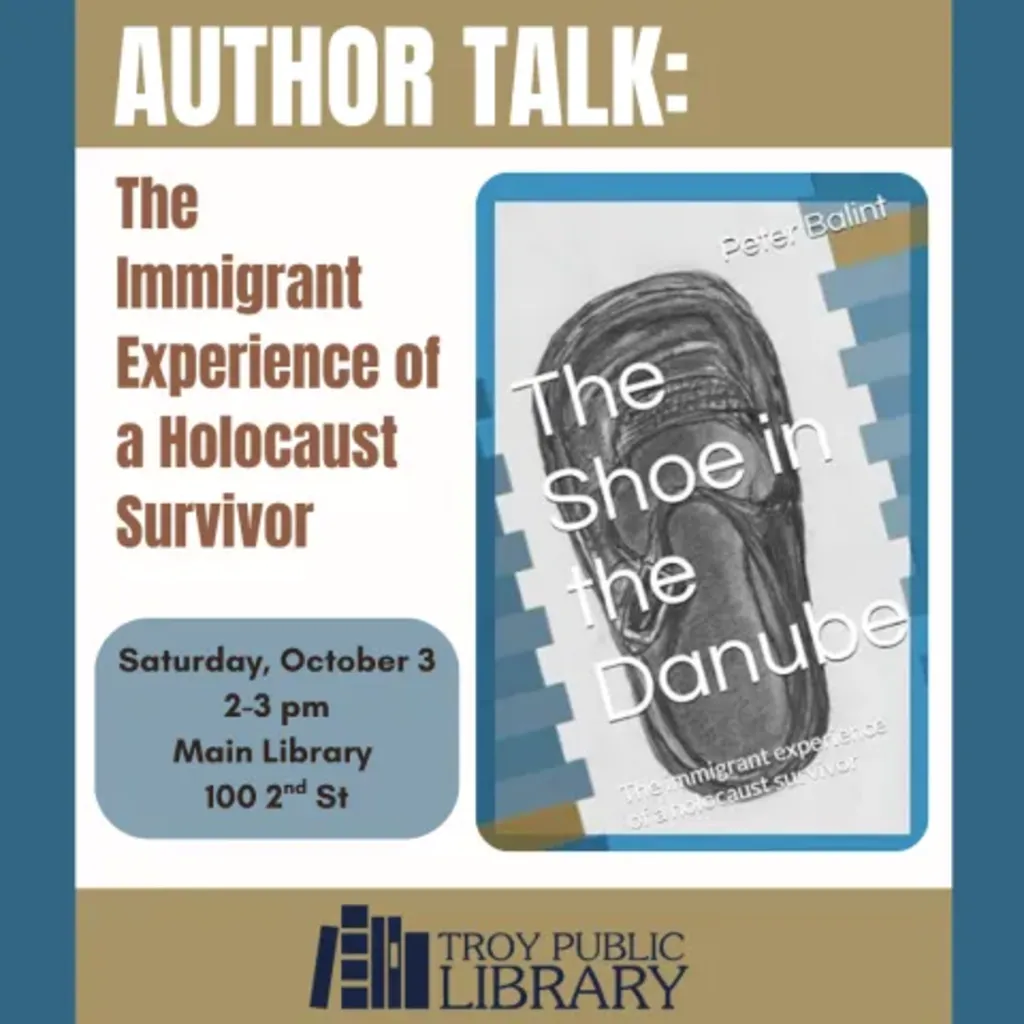 Author Talk: The Immigrant Experience of a Holocaust Survivor