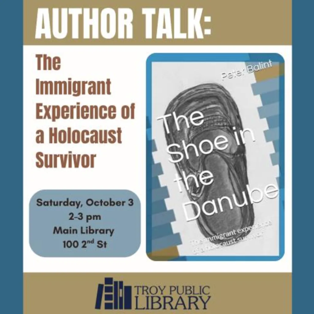 Author Talk: The Immigrant Experience of a Holocaust Survivor
