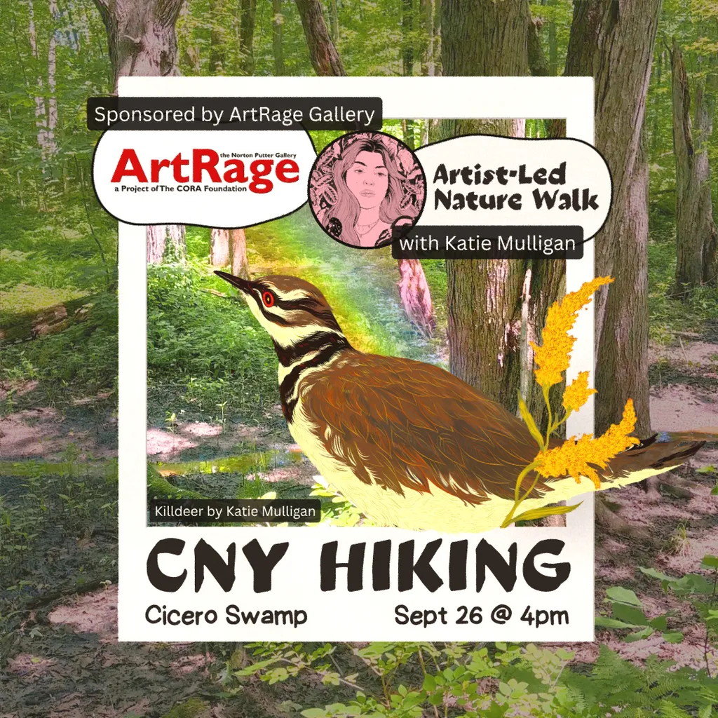 Katie Mulligan Artist-Led Nature Walk with CNY Hiking, Sponsored by ArtRage Gallery