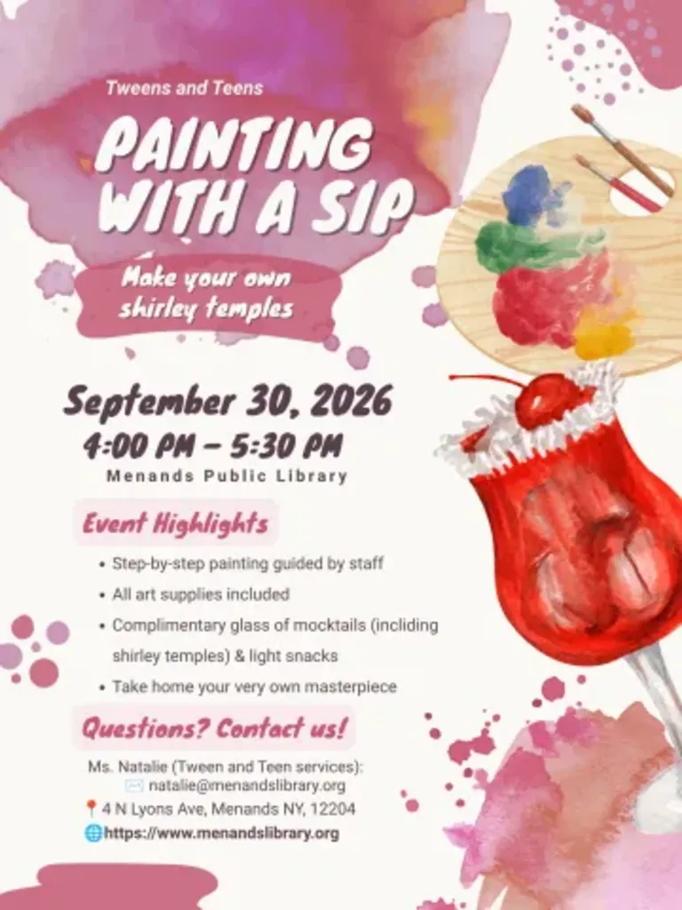 Painting with a Sip! (non-alcoholic)
