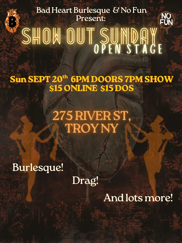 BadHeart Burlesque: Show Out Sunday