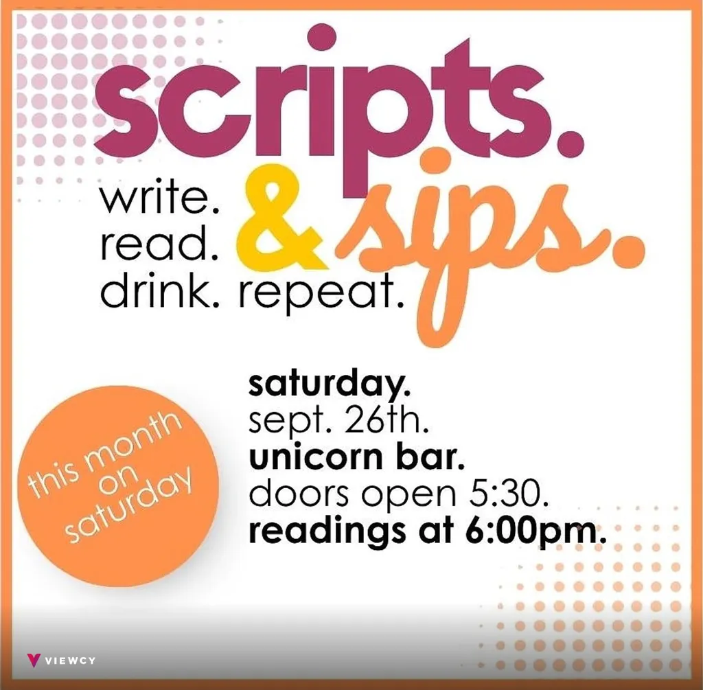Upstate + Theater presents: Scripts & Sips