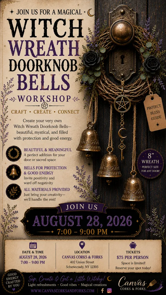 Witch Bells Wreath Making Workshop! Just $75!
