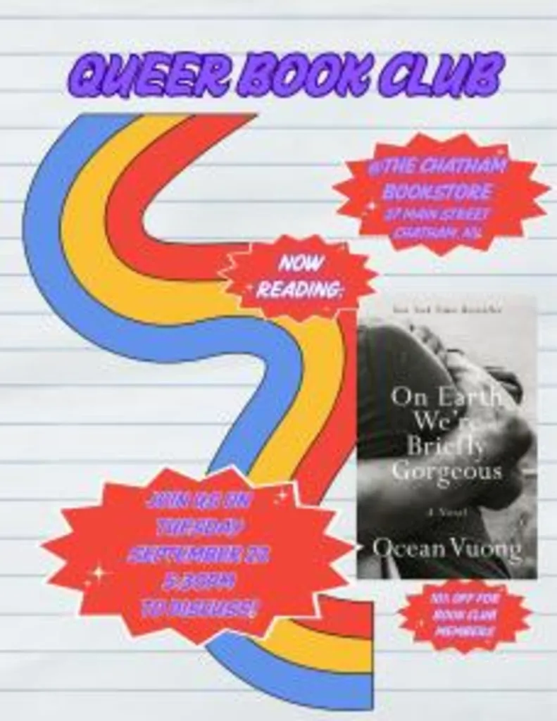 Queer Book Club - September Meeting