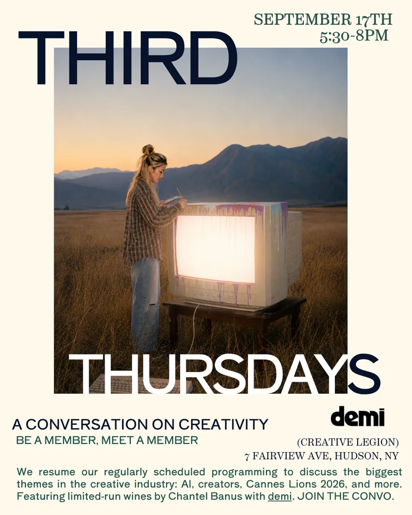 Third Thursday September: A Conversation Creativity in 2026
