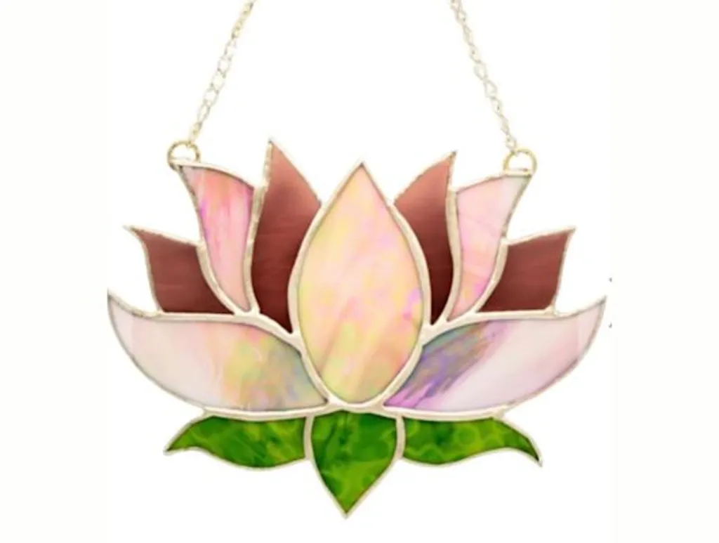 The Art of Stained Glass! Lotus!
