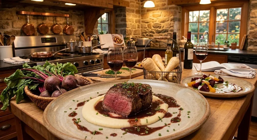 Root to Stem: Filet Mignon & Root Vegetable Mastery 21+ (October 21)