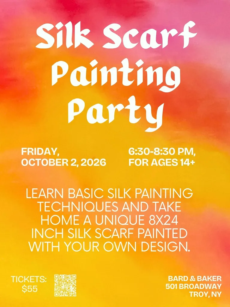 Silk Scarf Painting Party