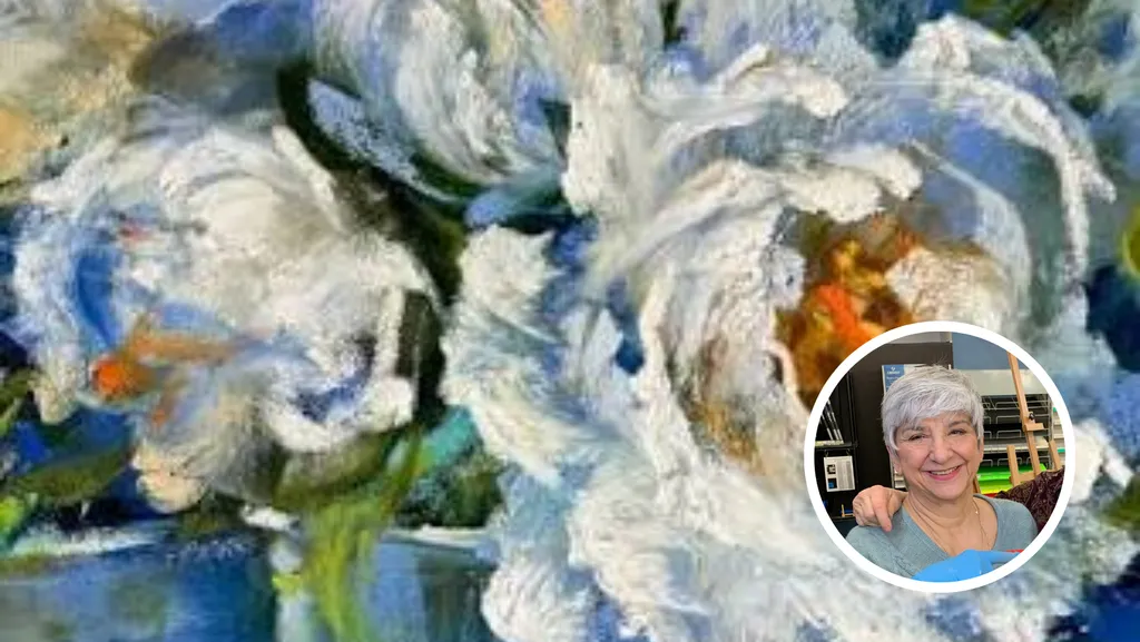 White Flowers in Pastel with Kris Woodward