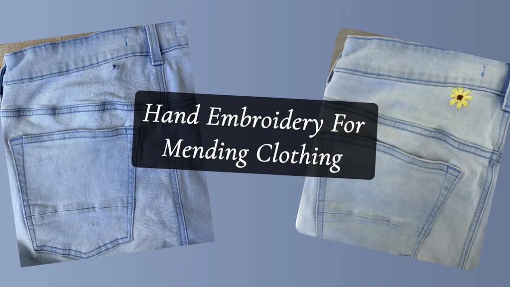 Expired Hand Embroidery For Mending Clothing Class on Tuesday, September 15th from 6:30pm to 8:30pm (Taught by Emery Young, Classroom, $20)