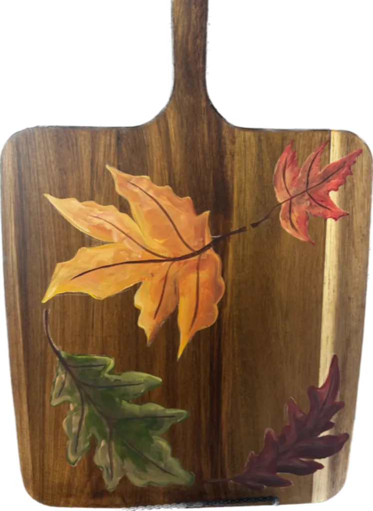 Fall Leaf Charcuterie Board Paint, Pour, & Sip Event! 9/26/26 @ 6:00pm